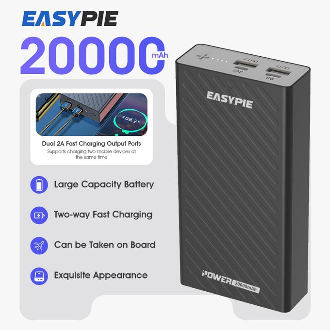 EASYPIE 20000mAh Ultra Slim Power Bank
